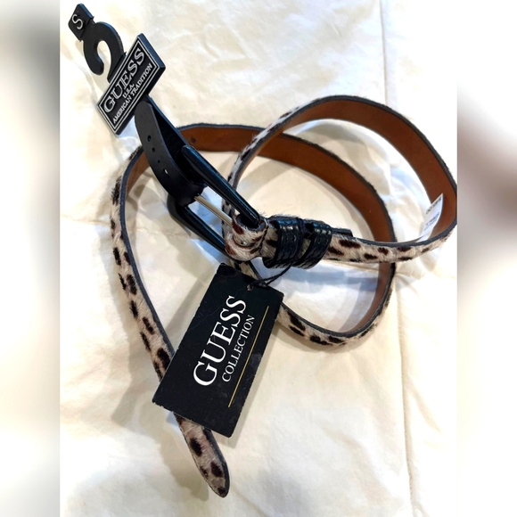 Guess Leopard Belt, Leather, Small - Picture 1 of 4
